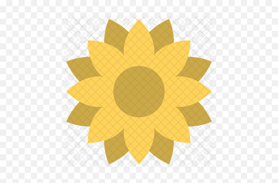 Sun Flower Emoji Icon Of Flat Style - Sunflower,Blossom Emoji