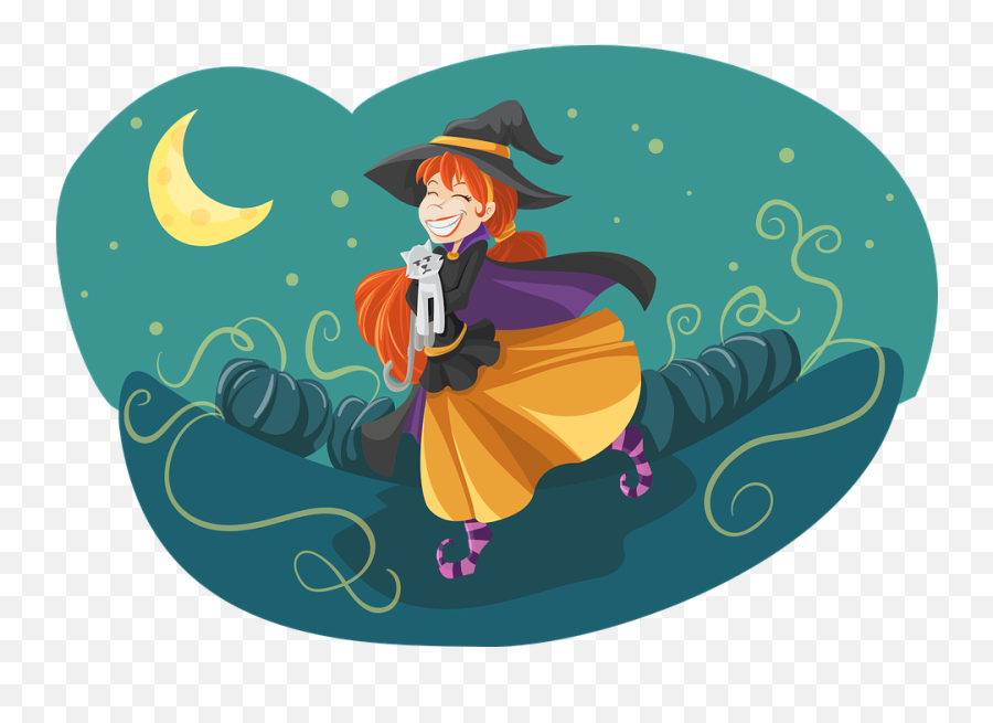 We Create Any Illustration For Childrenu0027s Book Cartoon - Friendly Witch Emoji,Broom Emoji Android