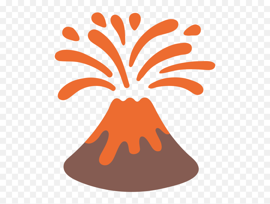 Emoji U1f30b - Volcano Clipart Transparent,Lava Emoji