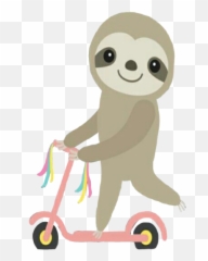 sloth springtime flowers springflowers sticker - Cartoon Emoji