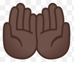 Palms Up Together Dark Skin Tone Emoji - Tetrapylon