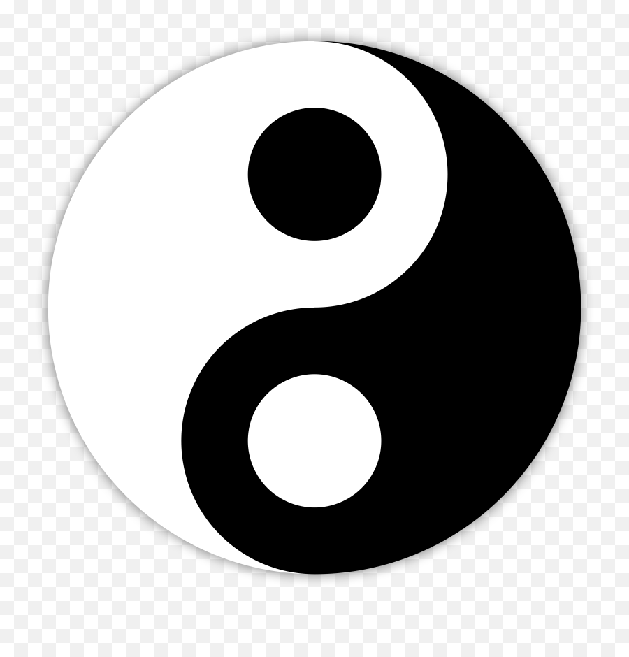 Here Is The Most Hd Version Of The Yin Yang Symbol - Yin And Yang Hd Emoji,Ying Yang Emoji