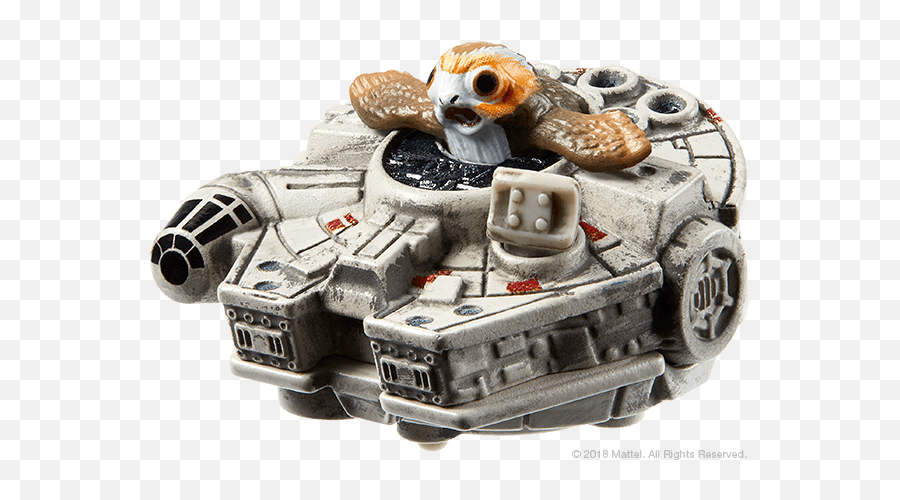 Star Millennium Falcon - Star Wars Hot Wheels Battle Rollers Porg Emoji,Porg Emoji