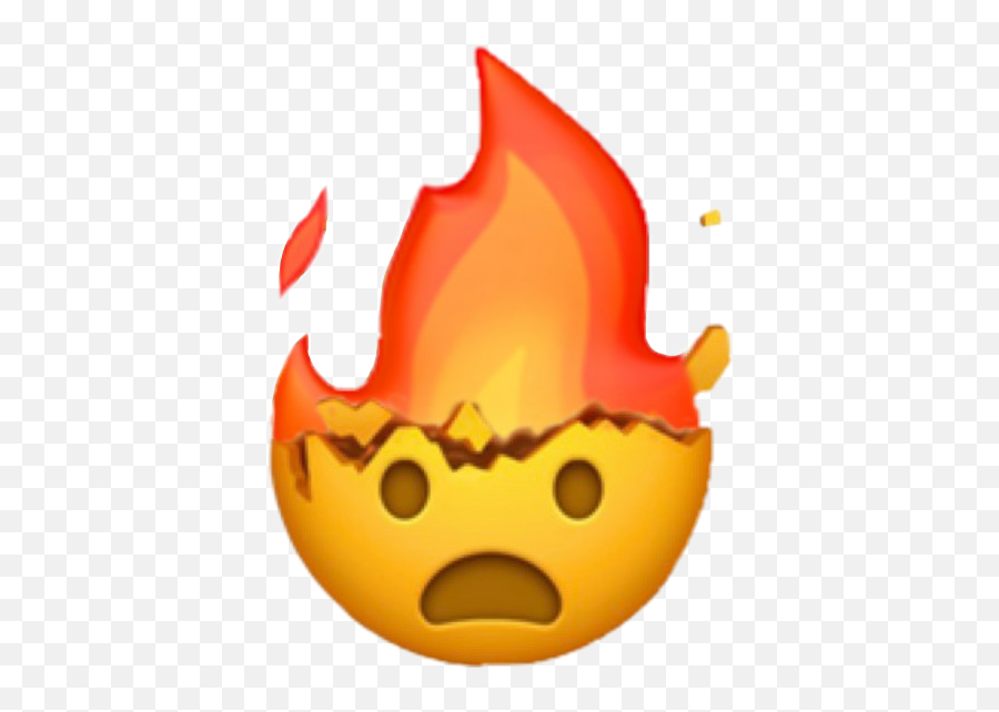 Fire Stickers - Mind Blown Emoji,Fireplace Emoji