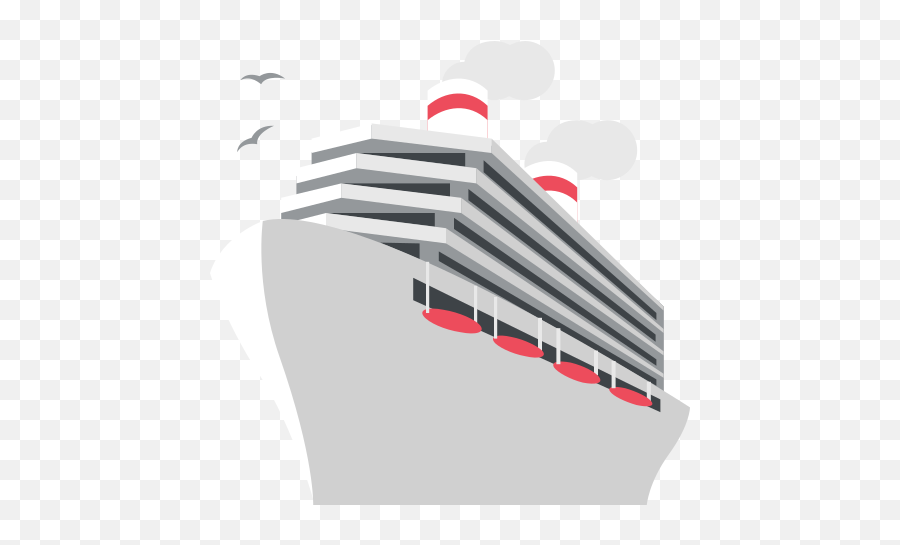 Emoji Style Passenger Ship Emoji High Definition Big - Ship Emoji,Water Emojis