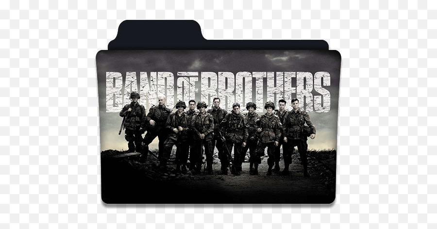 Band Of Brothers Tv Show Folder Icon - Designbust Band Of Brothers Icon Folder Emoji,Band Emoji