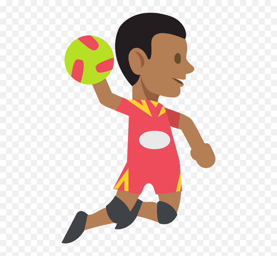 Person Playing Handball Emoji Clipart Free Download - Player,Soccer Player Emoji