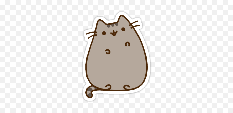 Pusheen Stickers - Pusheen Cat Png Emoji,Turnip Emoji