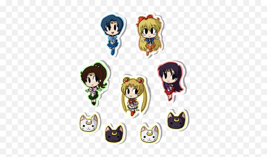 Sticker Moon Transparent Png Clipart - Cartoon Emoji,Sailor Moon Emoji