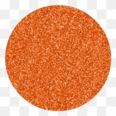 Circlesticker Circlepng Orange Glitter - Emoji
