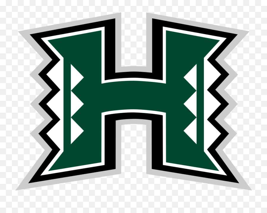 Hawaii Warriors Logo - University Of Hawaii H Emoji,Football Team Emojis