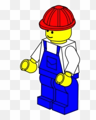 Lego Man Construction - Clipart Emoji