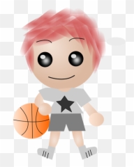 Basketball Kid - Clip Art Emoji,Nba Player Emojis