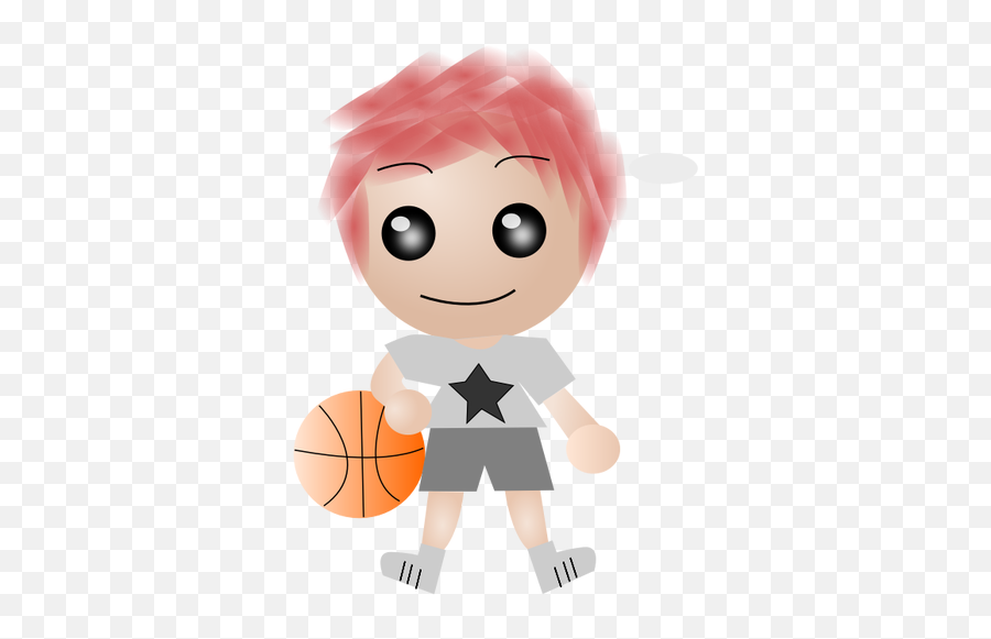 Basketball Kid - Clip Art Emoji,Nba Player Emojis