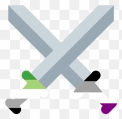 Triple A Single I Made Some Crosses Sword Solidarity - Graphic Design Emoji,Sword Emoji