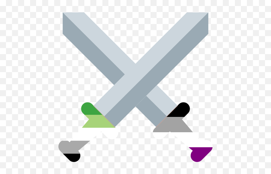 Triple A Single I Made Some Crosses Sword Solidarity - Graphic Design Emoji,Sword Emoji