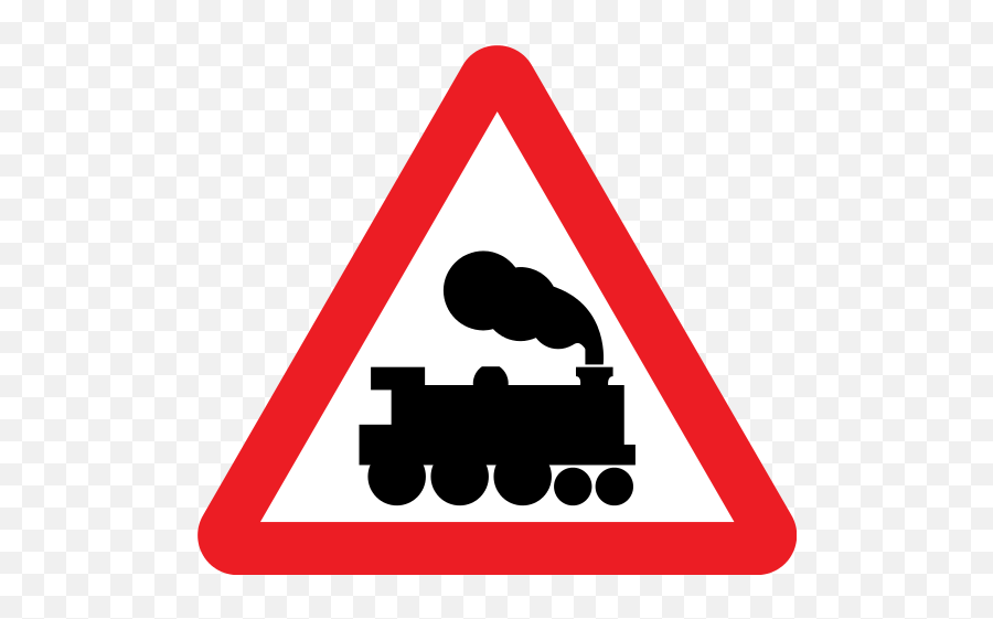 Uk Traffic Sign 771 - Train Clip Art Emoji,Emoji Comparison