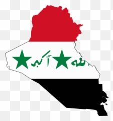 Flag Map Of Iraq Occupied Kuwait - And Emoji