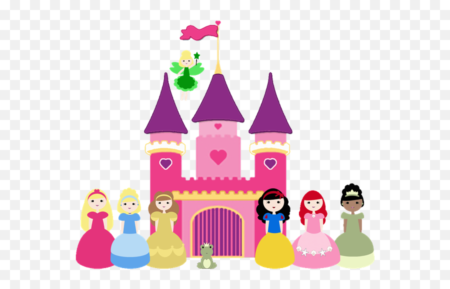 Age 9 With Clipart Birthday Invitation - Clipart Princess Castle Png Emoji,Family Crown Castle Emoji