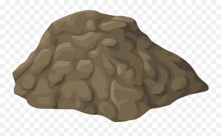Pile Rocks Dirt - Brown Rock No Background Emoji,Salt Emoji