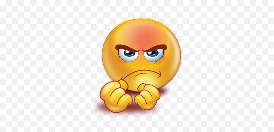 Angry Sad Fight Emoji - Fighting Smiley,Sad Emoji
