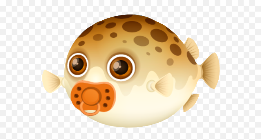 Momio Animo Fish Pufferfish Freetoedit - Momio Animo Png Emoji,Pufferfish Emoji
