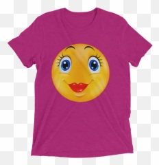 Cute Female Emoticon Shirts Emoji