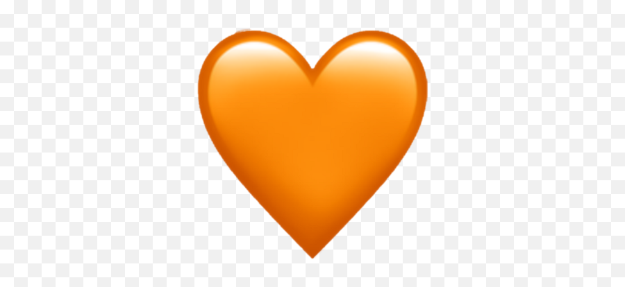 Hearts - Orange Heart Emoji Png,Sparkle Emoji