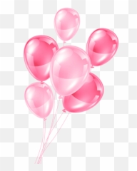 Download Free png Pink Balloon PNG Image - Png Format Balloons Emoji
