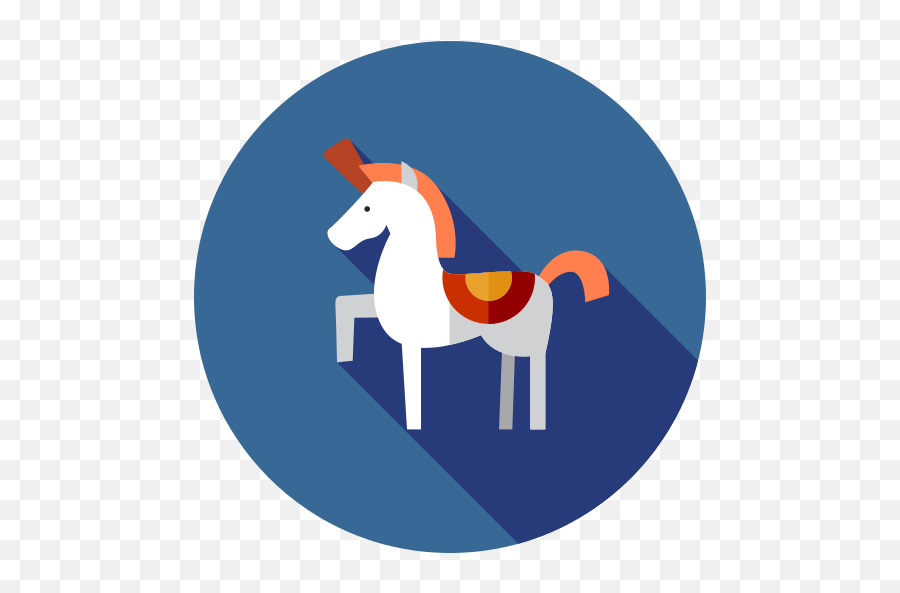 Horse Icon Png At Getdrawings - Horse Circle Icon Png Emoji,Carousel Emoji