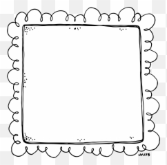 Library Of School Supplies Clip Art Free Download Black And - Cute Black And White Borders Emoji,Squiggle Emoji