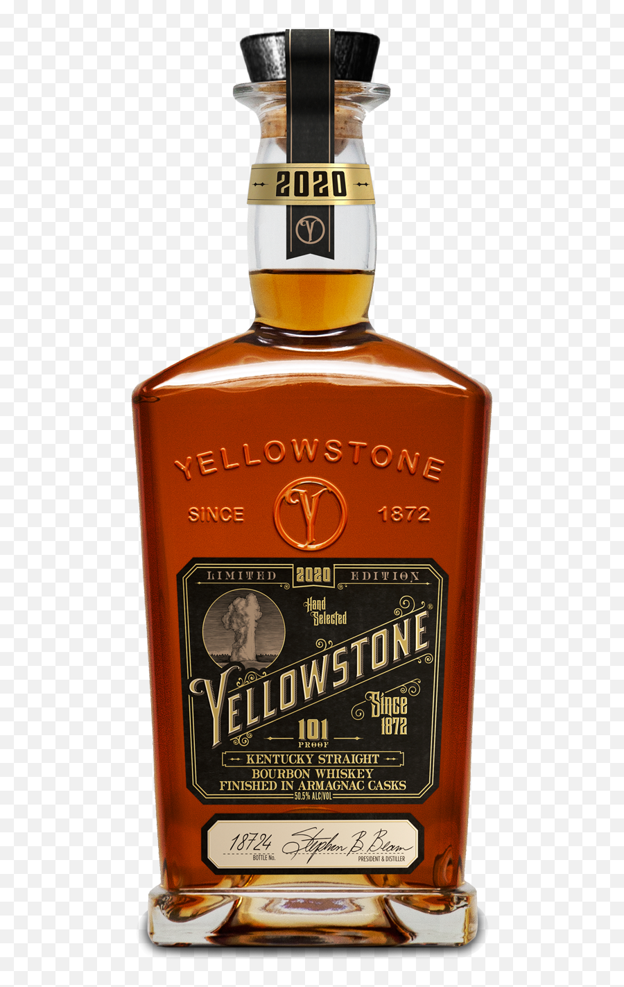 Limestone Branch - Yellowstone 2020 Limited Edition Bourbon Emoji,Whiskey Emoji