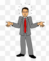 Confused Man Clipart Gif Free - Person Emoji