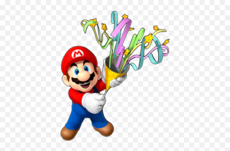 Super Mario Calaamadaha Dhejiska Ah Ee Loogu Talagalay Whatsapp - Super Mario Happy Birthday Png Emoji,Emoji Super Mario