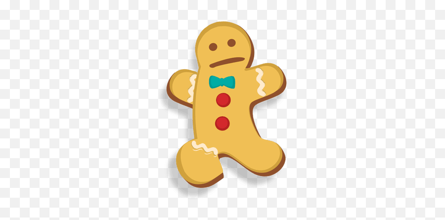 Gingerbread Man Cookie Jumping Cartoon - Cartoon Gingerbread Man Png Emoji,Gingerbread Emoji