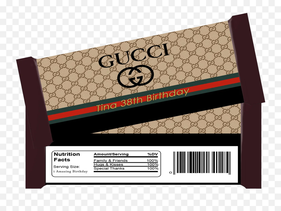 Gucci Candy Bar Wrapper - Gucci Custom Chip Bag Wrapper Emoji,Gucci Emoji