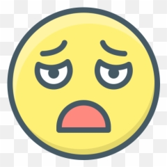 Chagrin emoji face sad sick icon - Free download Happy