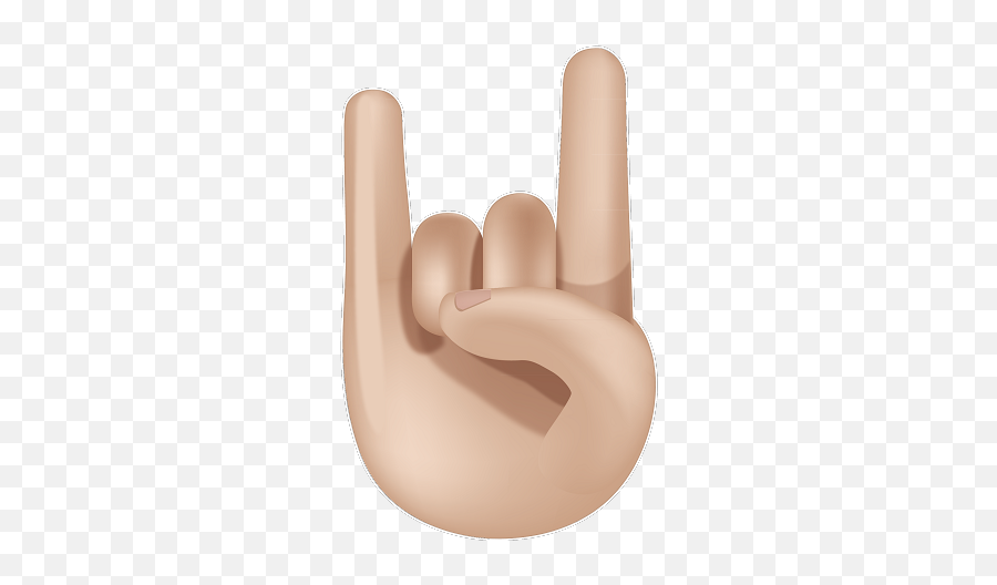 Rock On Emoji Sticker - Rock Hand Emoji Png,Hand Wave Emoji
