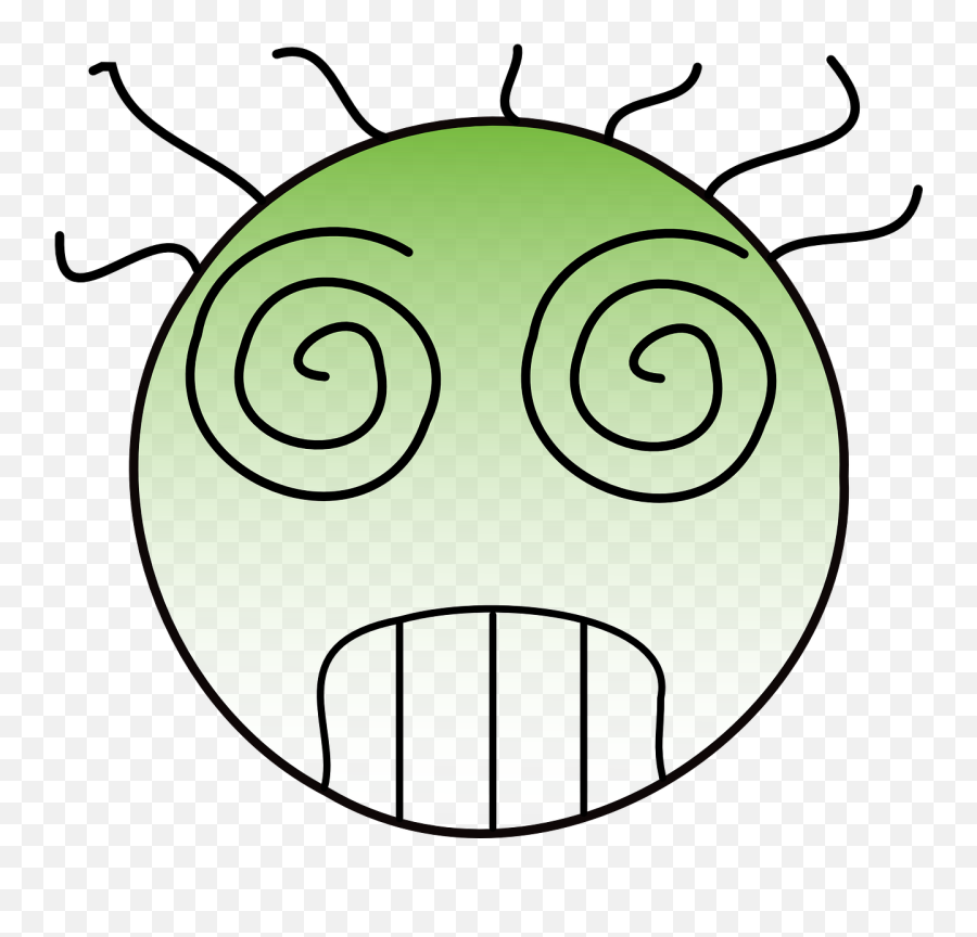 Sick Sickness Temperature Dizzy Fever - Dizzy Clip Art Emoji,Emoticon Symbols