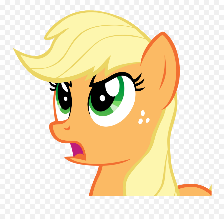 Mlp Applejack Without Hat Emoji,Pony Emoticons