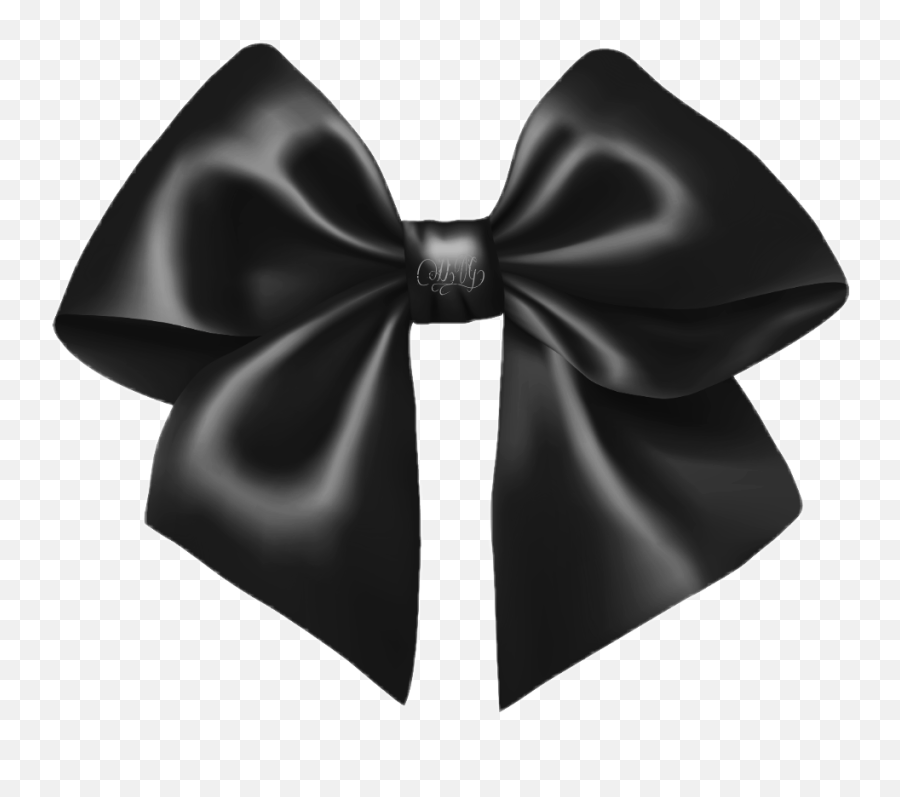 Black Bow Blackbow Gothic Steampunk - Ribbon Black Bow Png Emoji,Black Bow Emoji