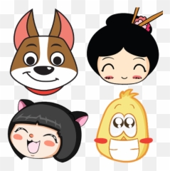 Sticker World - Cat Emoji,Husky Emoji