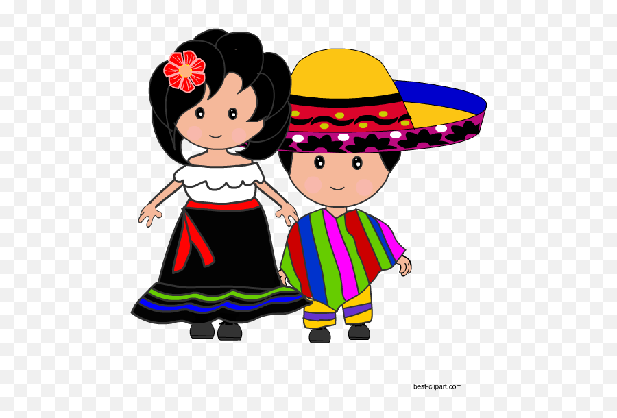 Free Mexican Clip Art Images And Illustrations - Transparent Mexican Girl Clipart Emoji,Mexican Emoji