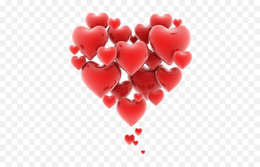Heart Love Romance Clip Art - Floating Hearts Png Download Floating Hearts Emoji,Floating Hearts Emoji