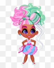 Hairdorables Each doll package is surprise u2013 just pull - Series Dee Emoji