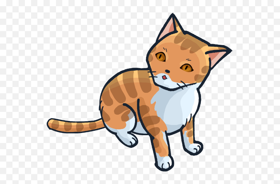 Free Online Kitten Orange Cat Cat Vector For Designsticker - Domestic Cat Emoji,Cat Japanese Emoji