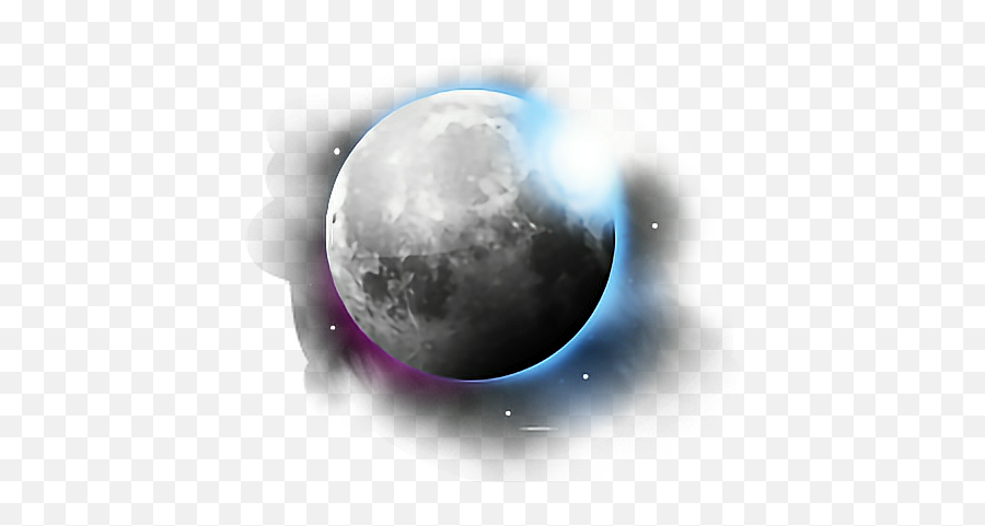 Moon Galaxy Planet - Picsart Sticker Moon Emoji,Lunar Eclipse Emoji