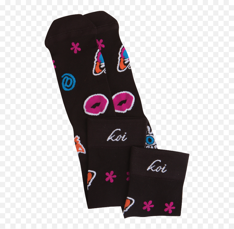 Koi Butterfly Compression Socks 1 Emoji,Koi Emoji