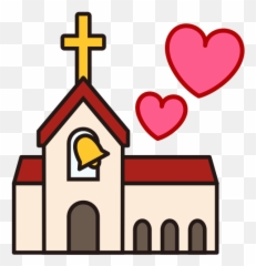 Wedding Emoji For Facebook Email Sms - Church Clip Art