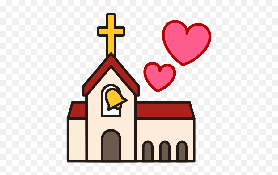 Wedding Emoji For Facebook Email Sms - Church Clip Art For Wedding,Marriage Emoji